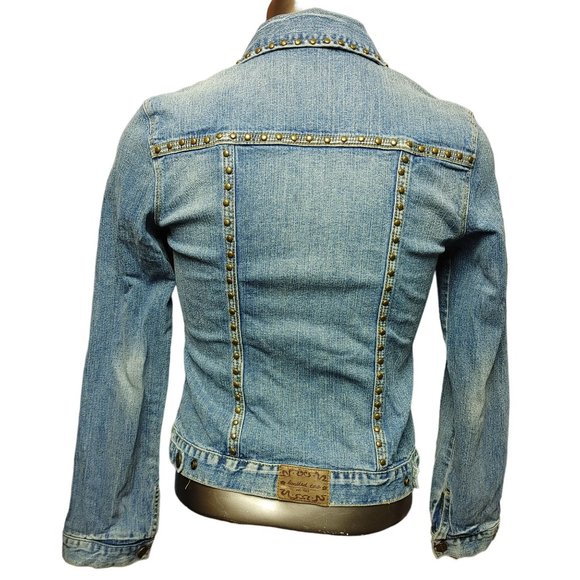 Limited Too Women's Blue Jean Denim Button Up Jacket XL - Picture 2 of 3